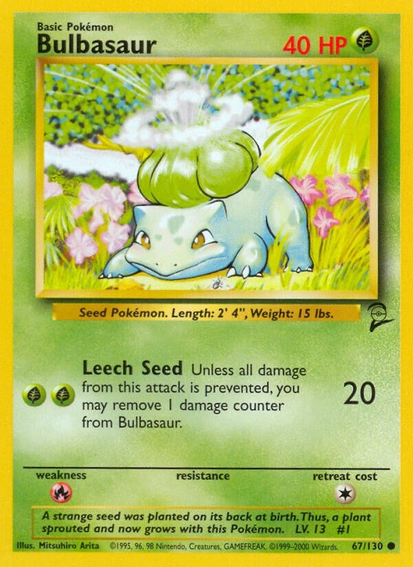 Image for Bulbasaur (067/130) - Pokemon