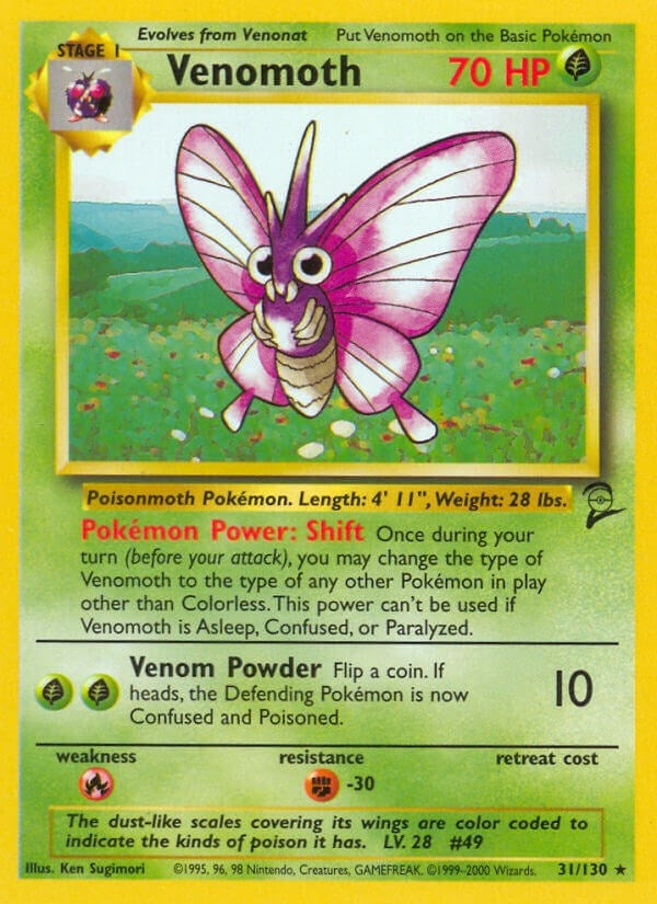 Image for Venomoth (031/130) - Pokemon