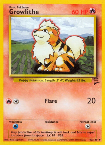 Image for Growlithe (042/130) - Pokemon