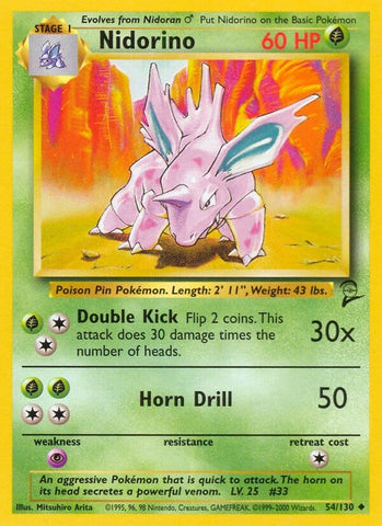 Image for Nidorino (054/130) - Pokemon