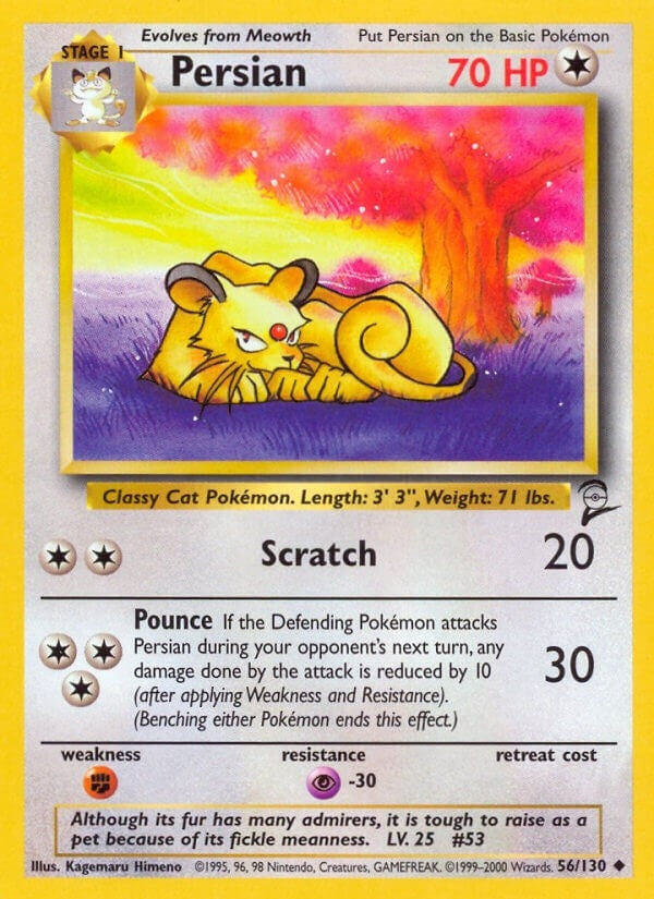Image for Persian (056/130) - Pokemon