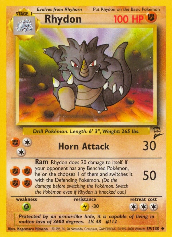 Image for Rhydon (059/130) - Pokemon