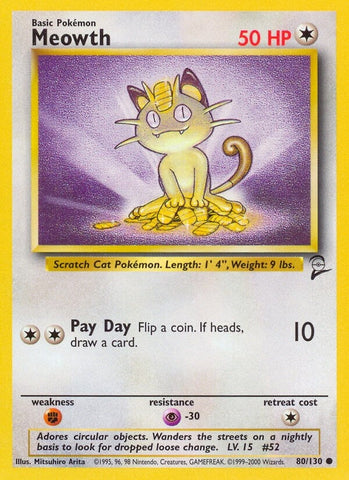 Image for Meowth (080/130) - Pokemon