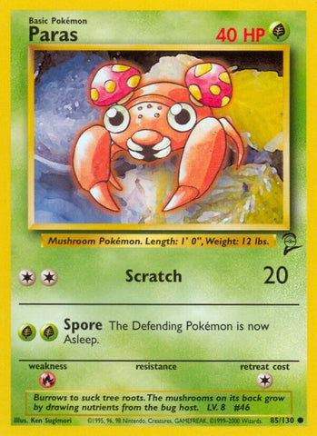 Image for Paras (085/130) - Pokemon