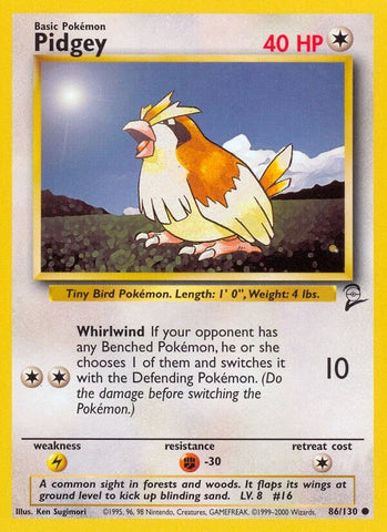 Image for Pidgey (086/130) - Pokemon
