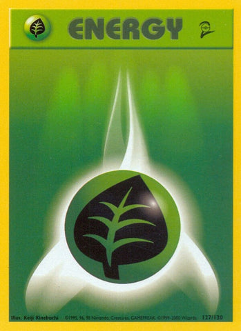 Image for Grass Energy (127/130) - Pokemon
