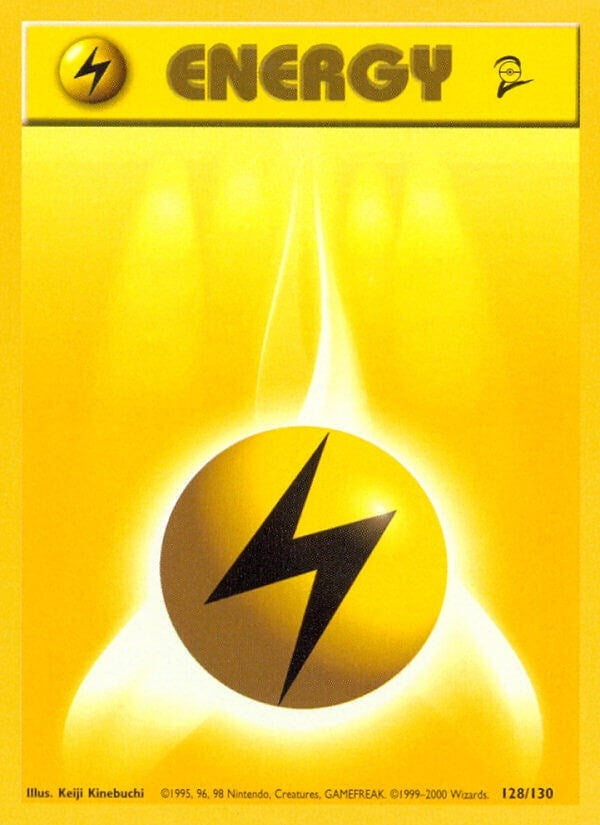 Image for Lightning Energy (128/130) - Pokemon
