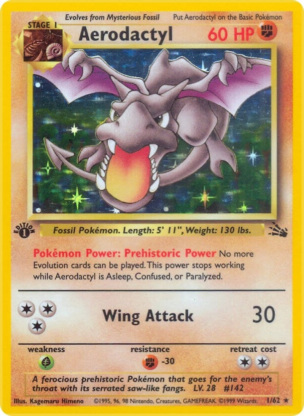 Image for Aerodactyl (1) (01/62) (Fossil) (FO) - Pokemon