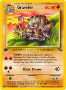 Graveler (37/62) (Fossil) Pokemon