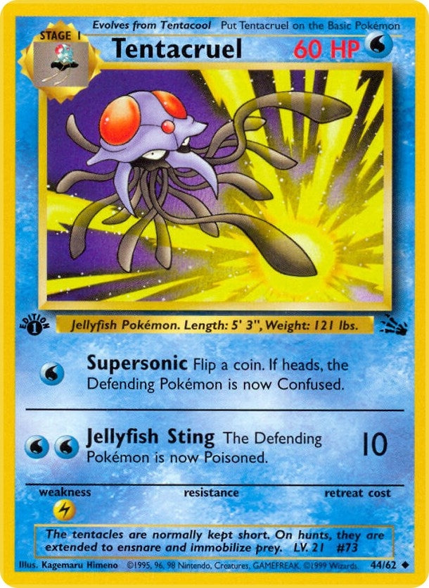 Tentacruel (44/62) (Fossil) Pokemon