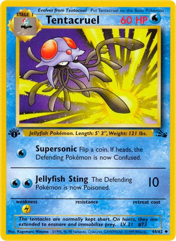Tentacruel (44/62) (Fossil) Pokemon