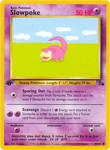 Slowpoke (55/62) (Fossil) Pokemon
