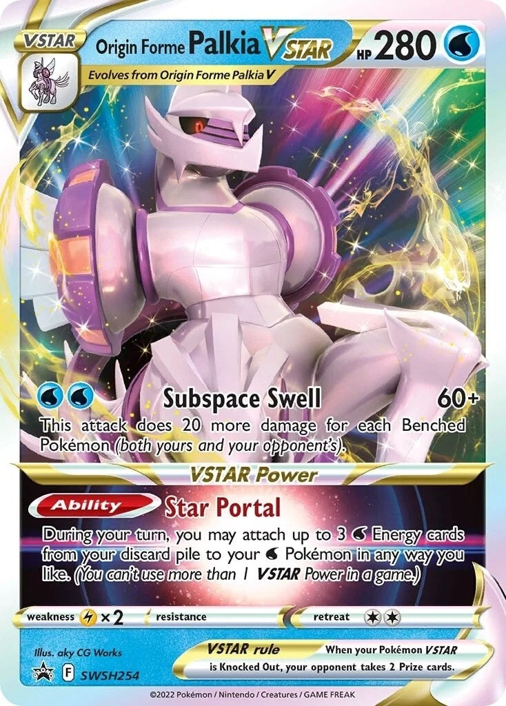 Origin Forme Palkia VSTAR (SWSH254) (SWSH: Sword & Shield Promo Cards) Pokemon