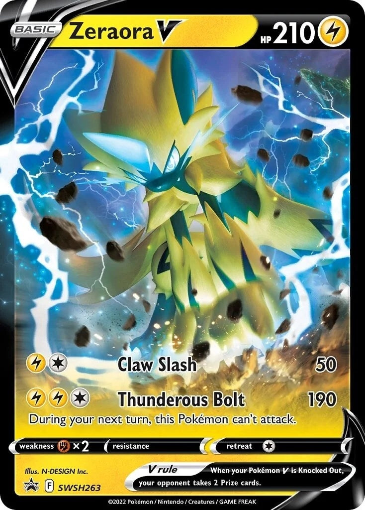 Zeraora V - SWSH263 (SWSH263) (SWSH: Sword & Shield Promo Cards) (SWSD) Pokemon