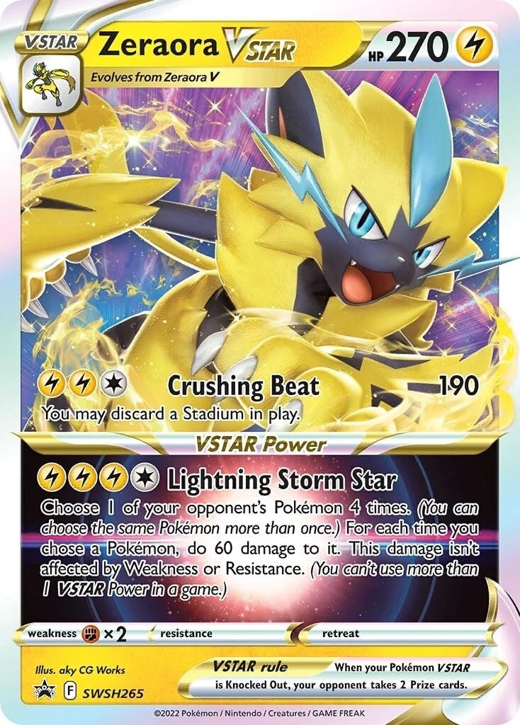 Image for Zeraora VSTAR - SWSH265 (SWSH265) (SWSH: Sword & Shield Promo Cards) (SWSD) - Pokemon