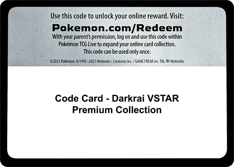Image for Code Card - Darkrai VSTAR Premium Collection (Miscellaneous Cards & Products) (MCAP) - Pokemon