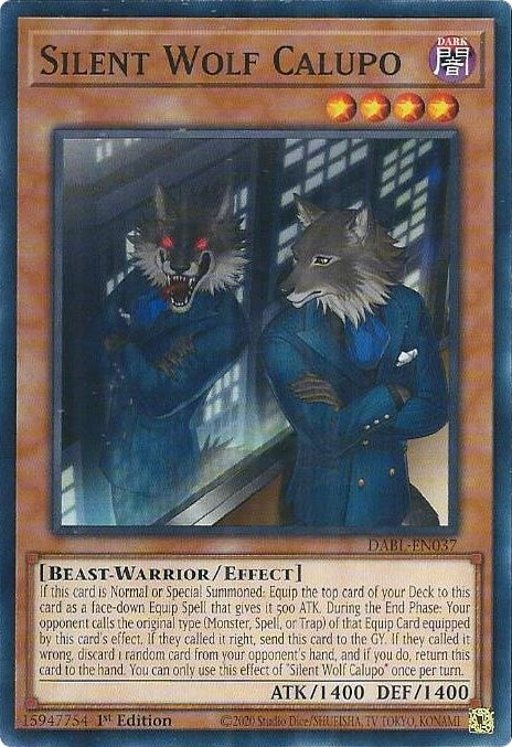 Silent Wolf Calupo (DABL-EN037) (Darkwing Blast) YuGiOh