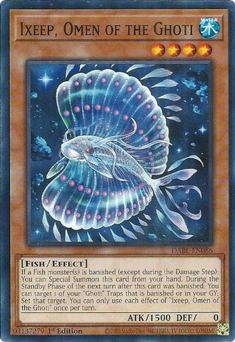 Ixeep, Omen of the Ghoti (DABL-EN086) (Darkwing Blast) YuGiOh