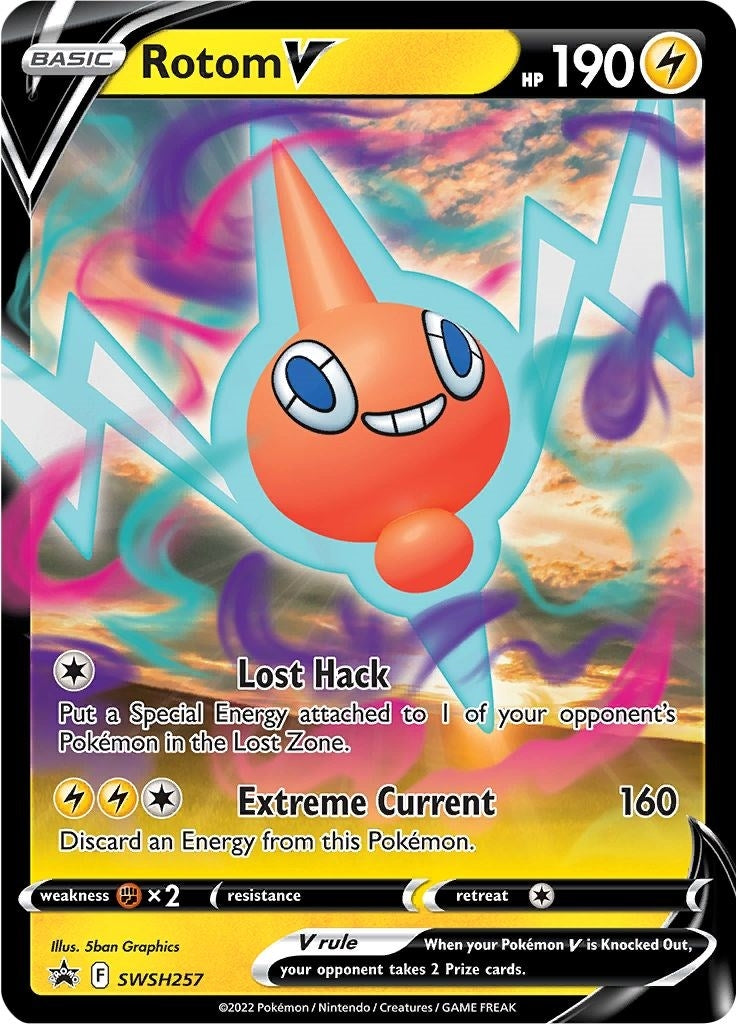 Image for Rotom V - SWSH257 (SWSH257) (SWSH: Sword & Shield Promo Cards) (SWSD) - Pokemon