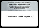 Image for Code Card - V Forces Tin [Mew V] (Miscellaneous Cards & Products) (MCAP) - Pokemon