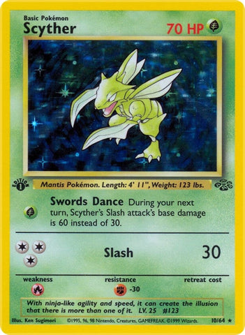 Scyther (10) (10/64) (Jungle) Pokemon