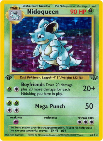 Nidoqueen (7) (07/64) (Jungle) Pokemon