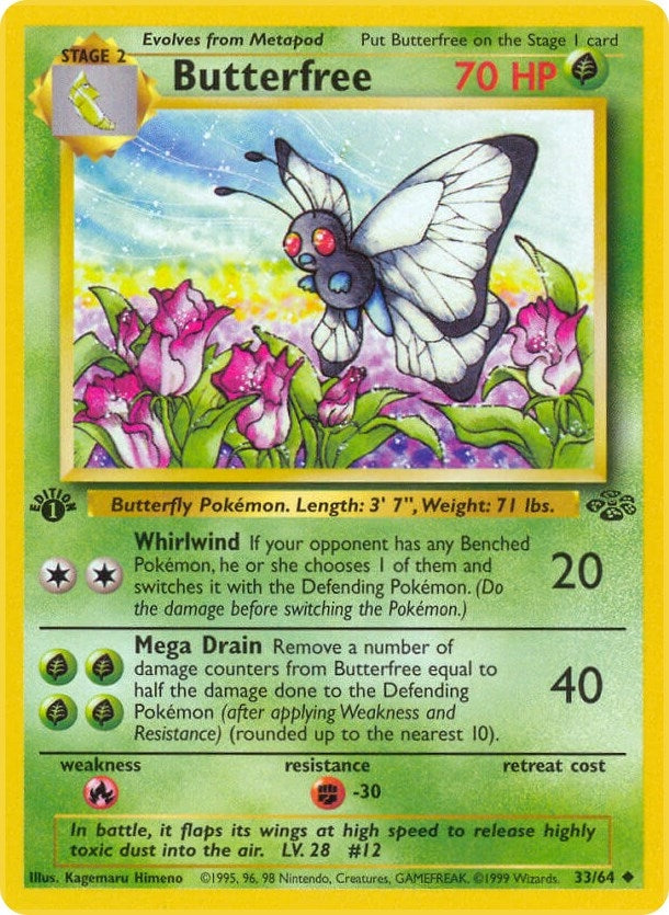 Butterfree (33/64) (Jungle) Pokemon