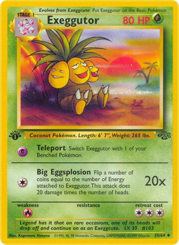 Exeggutor (35/64) (Jungle) Pokemon