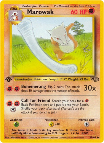 Marowak (39/64) (Jungle) Pokemon