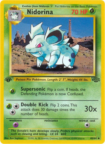 Nidorina (40/64) (Jungle) Pokemon