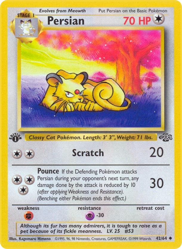 Persian (42/64) (Jungle) Pokemon