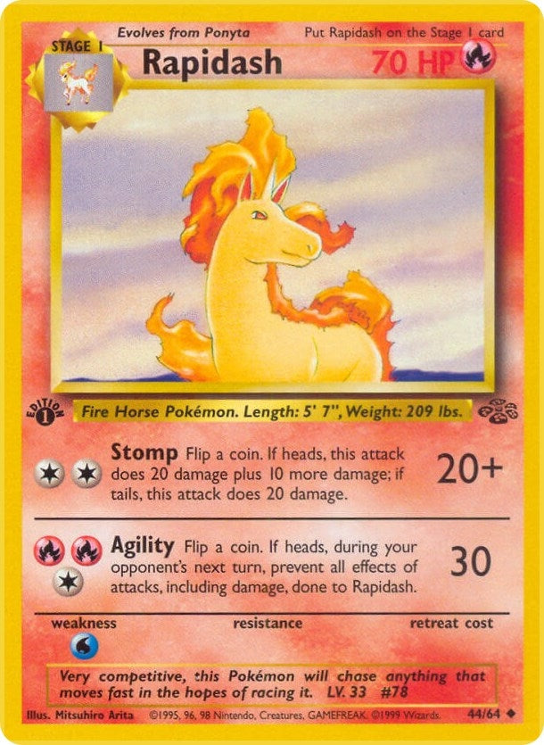 Rapidash (44/64) (Jungle) Pokemon