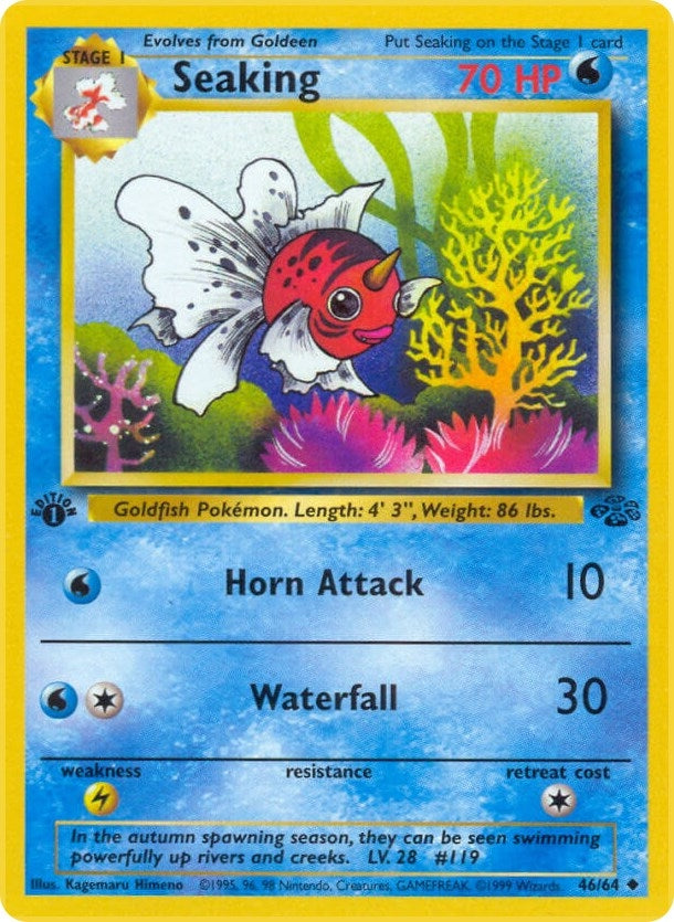 Seaking (46/64) (Jungle) Pokemon