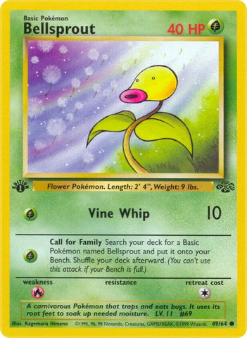 Bellsprout (49/64) (Jungle) Pokemon