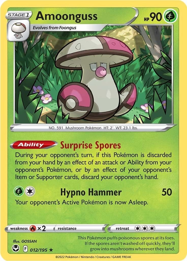 Image for Amoonguss (012/195) (SWSH12: Silver Tempest) - Pokemon