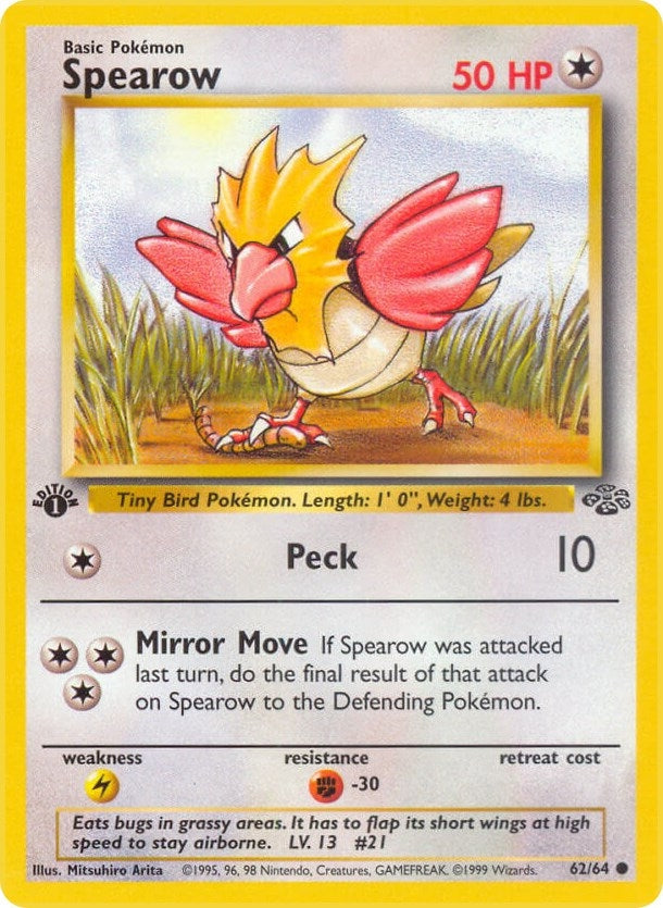 Spearow (62/64) (Jungle) Pokemon
