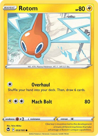 Image for Rotom (053/195) (SWSH12: Silver Tempest) - Pokemon