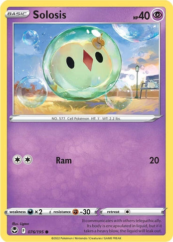 Image for Solosis (076/195) (SWSH12: Silver Tempest) - Pokemon