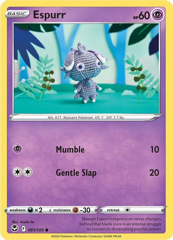 Image for Espurr (081/195) (SWSH12: Silver Tempest) - Pokemon