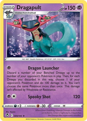 Image for Dragapult (089/195) (SWSH12: Silver Tempest) - Pokemon