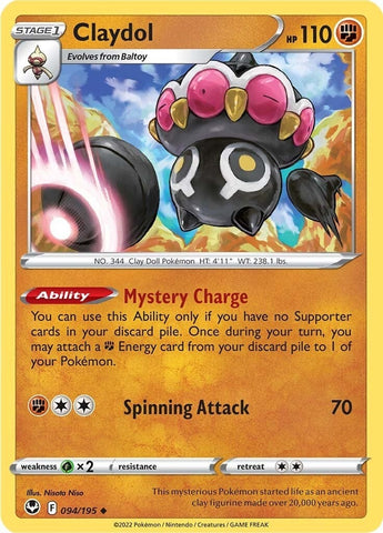 Image for Claydol (094/195) (SWSH12: Silver Tempest) - Pokemon