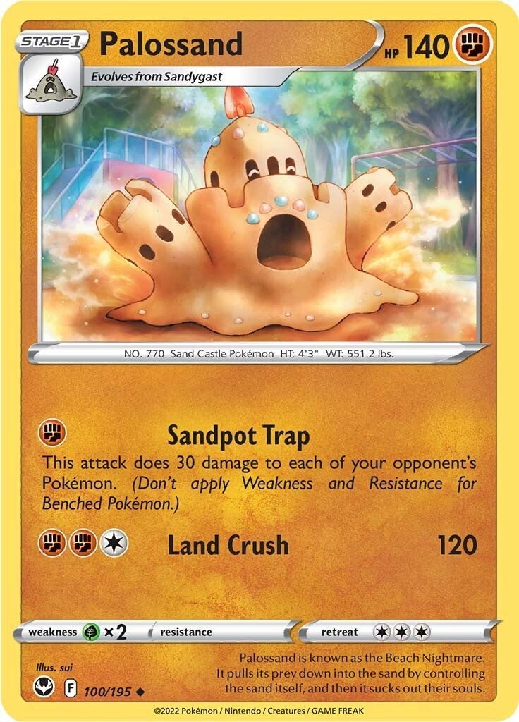 Image for Palossand (100/195) (SWSH12: Silver Tempest) - Pokemon