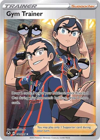 Gym Trainer (Full Art) (191/195) (SWSH12: Silver Tempest) (SWSH12) Pokemon