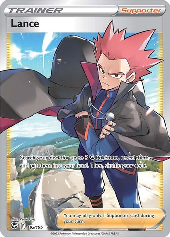 Lance (Full Art) (192/195) (SWSH12: Silver Tempest) Pokemon