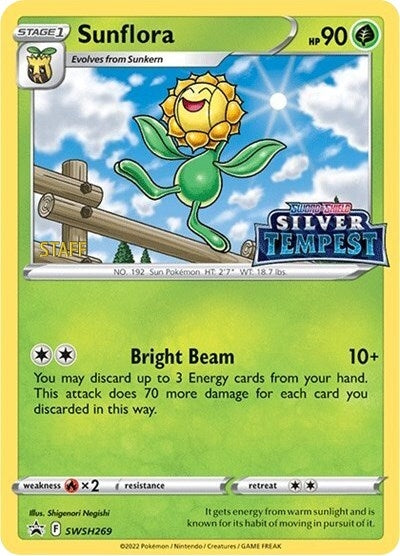 Image for Sunflora - SWSH269 (Prerelease) [STAFF] (SWSH269) (SWSH: Sword & Shield Promo Cards) (SWSD) - Pokemon