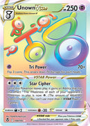 Unown VSTAR (Secret) (199/195) (SWSH12: Silver Tempest) (SWSH12) Pokemon