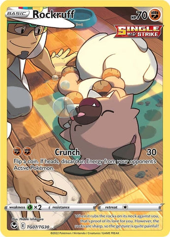 Image for Rockruff (TG07/TG30) (SWSH12: Silver Tempest Trainer Gallery) - Pokemon