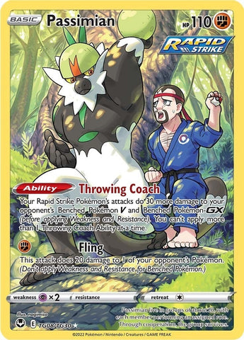 Image for Passimian (TG08/TG30) (SWSH12: Silver Tempest Trainer Gallery) - Pokemon