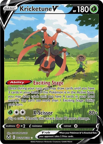 Image for Kricketune V (TG12/TG30) (SWSH12: Silver Tempest Trainer Gallery) - Pokemon