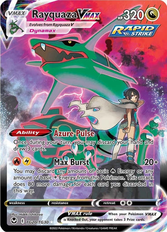 Image for Rayquaza VMAX (TG20/TG30) (SWSH12: Silver Tempest Trainer Gallery) - Pokemon